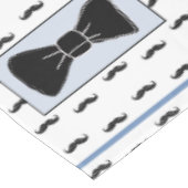 口ひげと蝶ネクタイのテーブルクロス テーブルクロス (アングル)