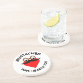 口ひげにもハート コースター (側面)