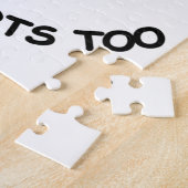 口ひげにもハート ジグソーパズル (側面)