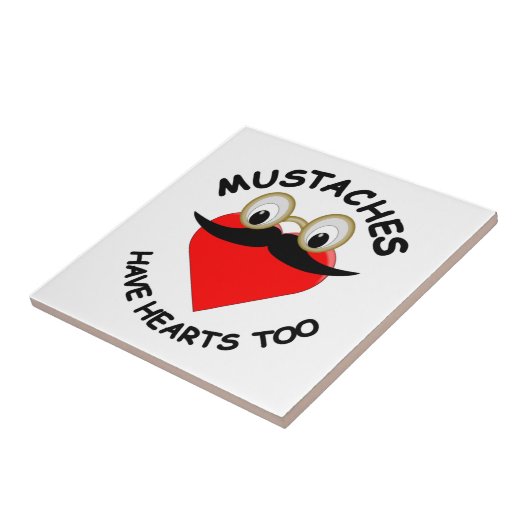 口ひげにもハート タイル (側面)