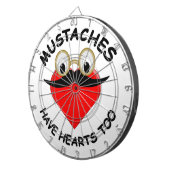 口ひげにもハート ダーツボード (正面右)