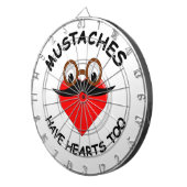 口ひげにもハート ダーツボード (正面右)