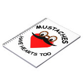 口ひげにもハート ノートブック (左側)