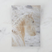 口ひげのあいさつカードの雪の日 カード (内部)