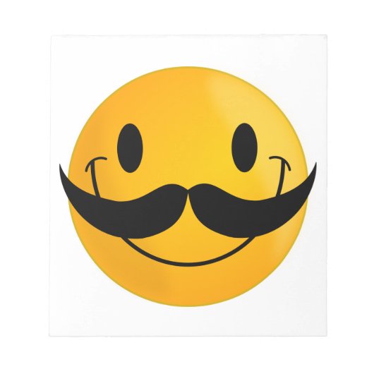 口ひげのある ノートパッド (正面)