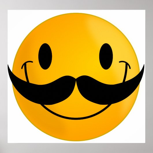 口ひげのある ポスター (正面)