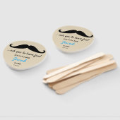 口ひげのおもしろいの小さな男は一カスタム人 ハンドファン (組立なし)