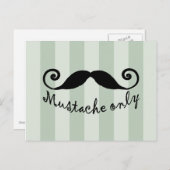 口ひげのみ ポストカード (正面/裏面)