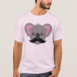 口ひげのコアラ Tシャツ