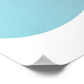 口ひげのシェフとサービングトレイ ポスター (角)