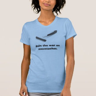 口ひげのタンクトップの戦争 Tシャツ