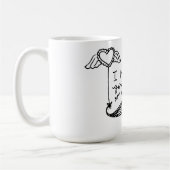 口ひげのバレンタイン コーヒーマグカップ (左)