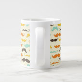 口ひげのパターン3 ジャンボコーヒーマグカップ (裏面)