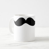 口ひげのマグ コーヒーマグカップ (正面左)
