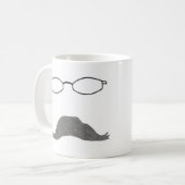 口ひげのマグ コーヒーマグカップ (正面左)