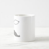 口ひげのマグ コーヒーマグカップ (中央)
