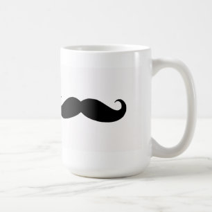 口ひげのマグ コーヒーマグカップ