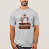 口ひげのライド Tシャツ (正面)