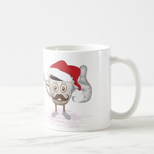 口ひげの最も最高のなボスのコーヒー・マグ コーヒーマグカップ (右)