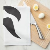 口ひげの選択 キッチンタオル (四つ折り)