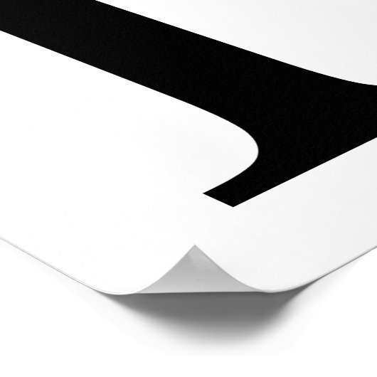 口ひげのM ポスター (角)