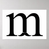 口ひげのM ポスター (正面)