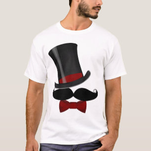 口ひげのTシャツ Tシャツ