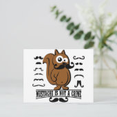 口ひげは罪ではない ポストカード (スタンド正面)