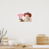 口ひげを子にピン留めする ポスター (キッチン)