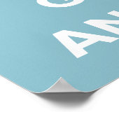 口ひげを生やす！ ポスター (角)