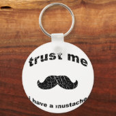 口ひげを頼む キーホルダー (正面)