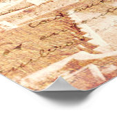 口ひげエッフェル塔 ポスター (角)