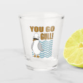 口ひげカモメ ショットグラス (正面)