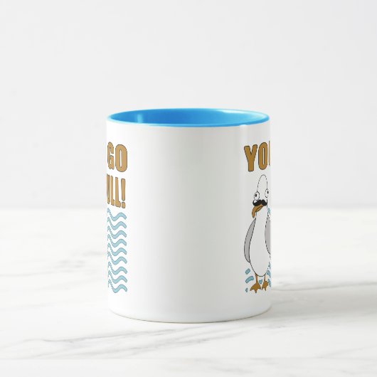 口ひげカモメ マグカップ (中央)