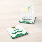 口ひげクリスマスツリー コースター (右側)