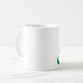 口ひげクリスマスツリー コーヒーマグカップ (正面左)