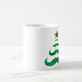 口ひげクリスマスツリー コーヒーマグカップ (中央)