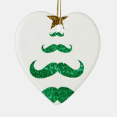 口ひげクリスマスツリー セラミックオーナメント (右)