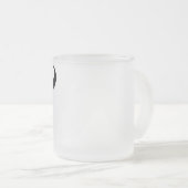 口ひげコーヒーマグ変装おもしろい口ひげ ツートーンマグカップ (正面右)