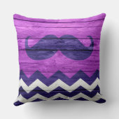 口ひげシェブロンヴィンテージ木製#2 クッション (裏面)