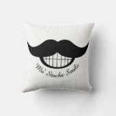 口ひげスマイル クッション (裏面)