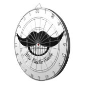 口ひげスマイル ダーツボード (正面右)