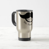 口ひげスマイル トラベルマグ (正面左)