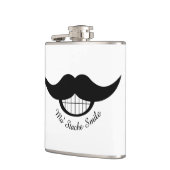 口ひげスマイル フラスク (左)
