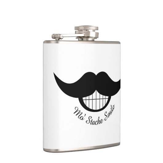 口ひげスマイル フラスク (右)