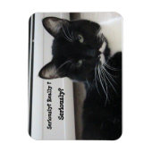 口ひげタキシード猫(マジ?) マグネット (縦)