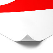 口ひげハート ポスター (角)