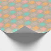 口ひげパターン2 ラッピングペーパー (角)