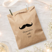 口ひげパーソナライズされた フェイバーバッグ (クリップ留めされた状態)