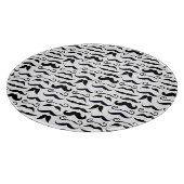 口ひげヒップスターレトロパターン カッティングボード (角)